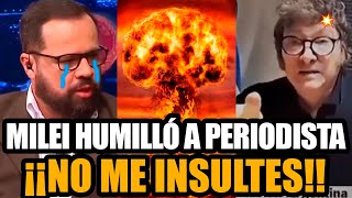 MILEI HUMILLÓ A PERIODISTA ZURDO DE PARAGUAY  FRAN FIJAP [upl. by Fawne517]