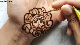 Beautiful Modern Style Mehndi Design  Easy Stylish Mehndi Design  Mehndi ka Design  Mehendi 2024 [upl. by Gadmon]