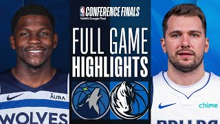 3 TIMBERWOLVES at 5 MAVERICKS  FULL GAME 3 HIGHLIGHTS  May 26 2024 [upl. by Ajak]