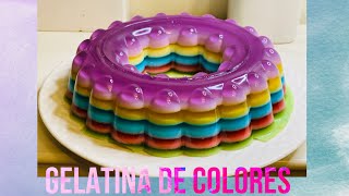 Gelatina de colores pasa a paso🚶‍♀️ [upl. by Inavoig]