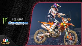 Supercross 2024 San Diego Round 3 best moments  Motorsports on NBC [upl. by Imoyaba]