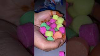 Colour Naphthalene balls smelling 🟣🟡🟢🟠🤤 mothballs asmr satisfying shorts naphthaleneshort [upl. by Lotsyrk]