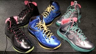 LeBron X quotNike iDquot On Feet 3 HOT PAIRS HD [upl. by Lot]