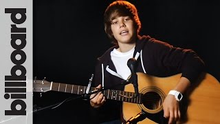 Justin Bieber One Time Full Acoustic Performance  Billboard Live Studio Session [upl. by Aidualk]