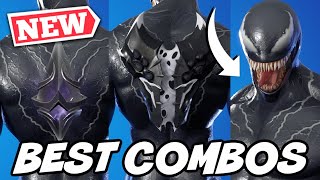 THE BEST COMBOS FOR NEW EDDIE BROCK SKIN VENOM STYLE  Fortnite [upl. by Otineb]