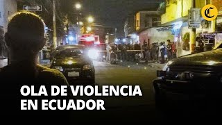 Masacre en Ecuador al menos 8 muertos en ataque armado en Guasmo sur Guayaquil  El Comercio [upl. by Forta22]