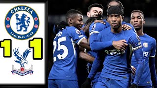 Crystal Palace vs Chelsea 1  1  HIGHLIGHTS  Premier League 24 Nicolas [upl. by Zela244]