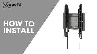 EFW 8105 8206 8305 and 8405  How to install  wall mount  Vogels [upl. by Brothers]