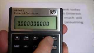 HP10BII  Introduction and 5Key Time Value of Money Examples [upl. by Gonick]