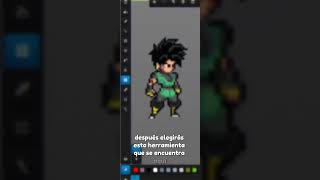 ¡¡Como recortar sprites en android fácil y rapido 🔥 pixelart sprite dragonball android [upl. by Akinyt]