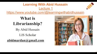 What is Librarianship [upl. by Rodrigo]