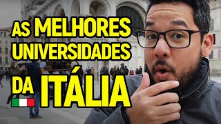 COMO ESTUDAR NA ITÁLIA DE GRAÇA as melhores universidades da Itália [upl. by Vtehsta362]