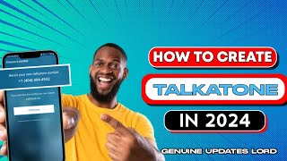 NEW TRICK ON HOW TO CREATE TALKATONE IN 2024  HOW TO CREATE TALKATONE IN 2024 [upl. by Quiteris]