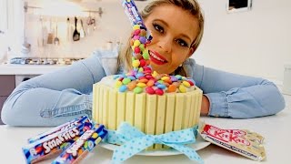 HOW TO MAKE AN ANTI GRAVITY CAKE  Lou Lous Kitchen [upl. by Radferd795]