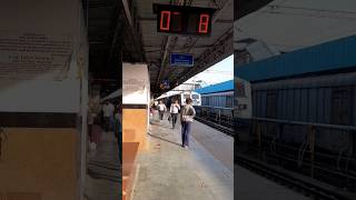 Train announcement followed by WDP4D arrival shorts trqin railfan wdp4d emd alp alplife rrb [upl. by Aelber]