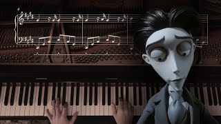 Victors Piano Solo  Tim Burtons Corpse Bride [upl. by Htrap710]