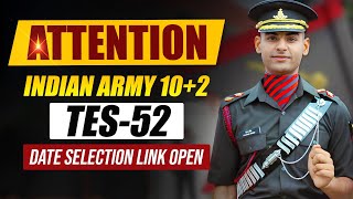 Attention Army 102 TES 52 SSB Date Selection Link Open Now 😱 TES 52 SSB Dates  TES SSB Coaching [upl. by Macmillan]