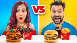 Real vs Chocolate FOOD Challenge 😋 OMG [upl. by Xymenes]