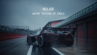 BUGATTI BOLIDE Water Testing at Imola Circuit [upl. by Assecnirp]