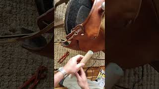 Concho Removal  Easy Way To Remove Stubborn Saddle Conchos [upl. by Mroz976]