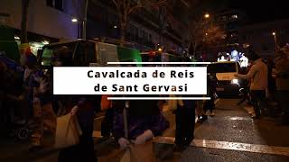 Cavalcada de Reis de Sant Gervasi 2024 [upl. by Sirron]