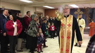 Badnje veče Christmas Eve in the Serbian Orthodox Church [upl. by Amby98]