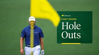 Every Hole Out From The 2024 First Round  The Masters [upl. by Reggi345]