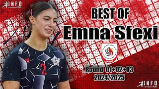 Best Of Emna Sfaxi ASRD TunisianLeague Round 010203 20242025 [upl. by Sivrad]