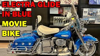 The Electra Glide In Blue Movie Bike At Buddy Stubbs Harley Davidson [upl. by Peednam]