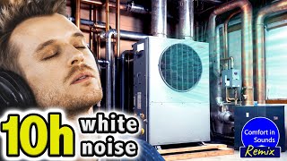 Relaxing White Noise to Sleep Study or Focus  Gas Furnace and Refrigerator No ADS [upl. by Hujsak]