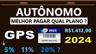 Como PAGAR o INSS pela INTERNET ou PREENCHER a GPS pelo carnê laranja  INSS do AUTÔNOMO  2024 [upl. by Daffy831]