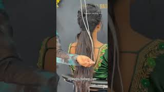 Less Bun Hairstyle  Maharastrian Bridal hairstyle  by  rupazope22 [upl. by Renfred119]