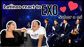 Latinos react to EXO SABOR A MI 😭😍🤯 reaction video FEATURE FRIDAY 🔥 [upl. by Rue253]