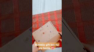 Birthday gift box for my bestie giftboxshotsshortd [upl. by Yelhs177]