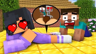 APHMAU HIDE BABY MONSTERS FROM HEROBRINE CHALLENGE  Minecraft Animation [upl. by Lebbie723]