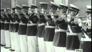 US Army Band 1942 World War II  quotYoure in the Army Nowquot  Bugle March [upl. by Ekeiram]