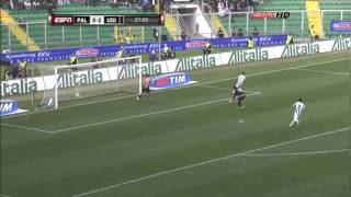 US Palermo vs Udinese Calcio 07 Gol bicicleta de Alexis Sánchez 03 [upl. by Ida]