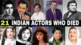 21 Indian Actors Who Died In 19292024  All Bollywood Actors amp Actress Death List [upl. by Trebliw729]