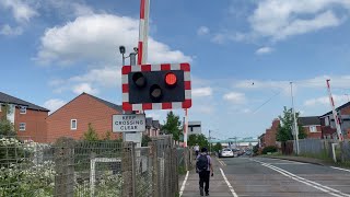 Cancelled Closure Misuse Croes Newydd Level Crossing Wrexham [upl. by Ellinnet]