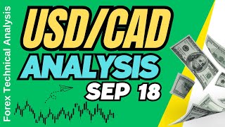 USD CAD Technical Analysis for September 18 2024 [upl. by Eniagrom]