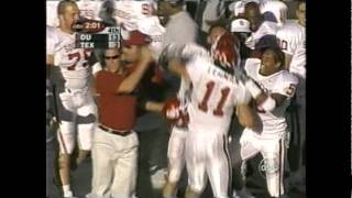 Roy Williams Superman dive  Chris Simms causing game clinching interception from Oct 6 2001 [upl. by Windy]