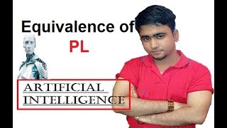 Equivalence of Propositional LogicHindi  Artificial Intelligence  MCSE003 [upl. by Tiraj559]