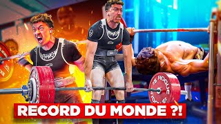 JAI EXPLOSÉ LE RECORD DU MONDE avec un deadlift à 290kg [upl. by Eno845]