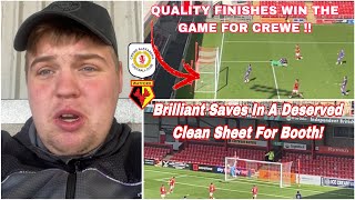 Crewe u21 30 Watford u21 Matchday vlog Crewe Curse finally over [upl. by Aerehs]