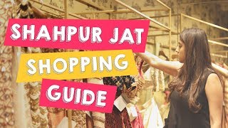 Shopping in Shahpur Jat  Delhi Shopping  Wedding Lehenga [upl. by Farlee]