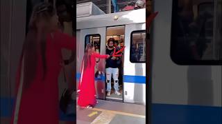 La gai phone 📱 youtube sortvideo viralshort traveling metro delhi [upl. by Reffotsirk656]