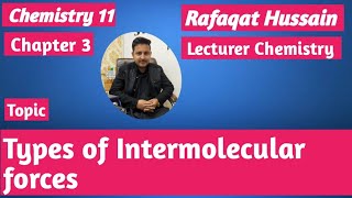 lec13 Intermolecular Forces grade 11 Different types  London dispersion forces  class 11 nbf [upl. by Andromache]