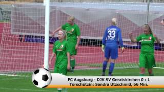 Frauen Landesliga Süd FC Augsburg  DJK SV Geratskirchen [upl. by Ainud]