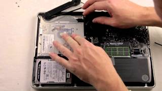 Part 4 Step by Step How to Install a Cd Optical Drive in to a 2009 MacBook Pro [upl. by Seiden]