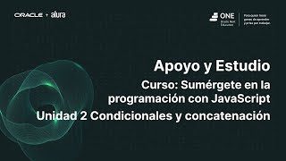 sesión 2 de apoyo y estudio  programa ONE Oracle Next Education  Alura Latam [upl. by Llejk]